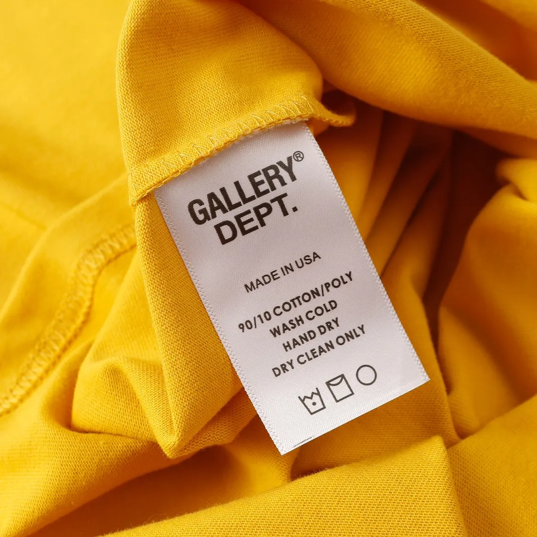 GALLERY.DEPT new summer short-sleeved model number: D3166#P106 color: black apricot yellow code number: S M L XL